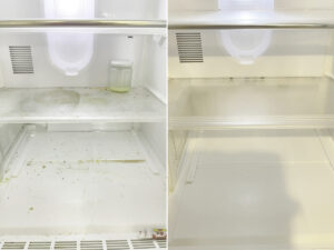 冷蔵庫清掃のbefore/after