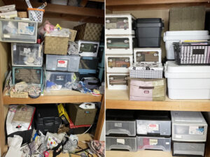 家事代行 押入れの整理整頓 before/after