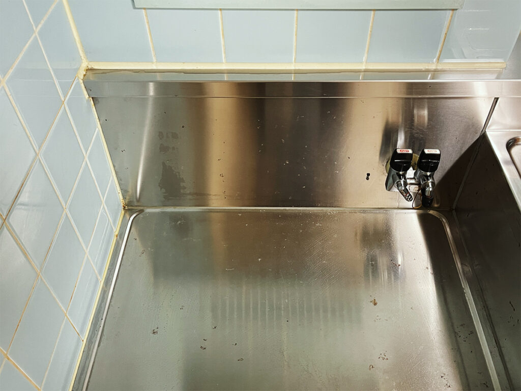 ガスレンジ下のbefore/after