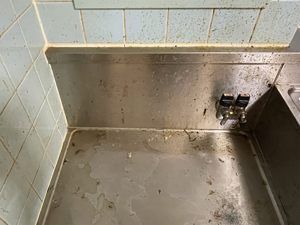 ガスレンジ下のbefore